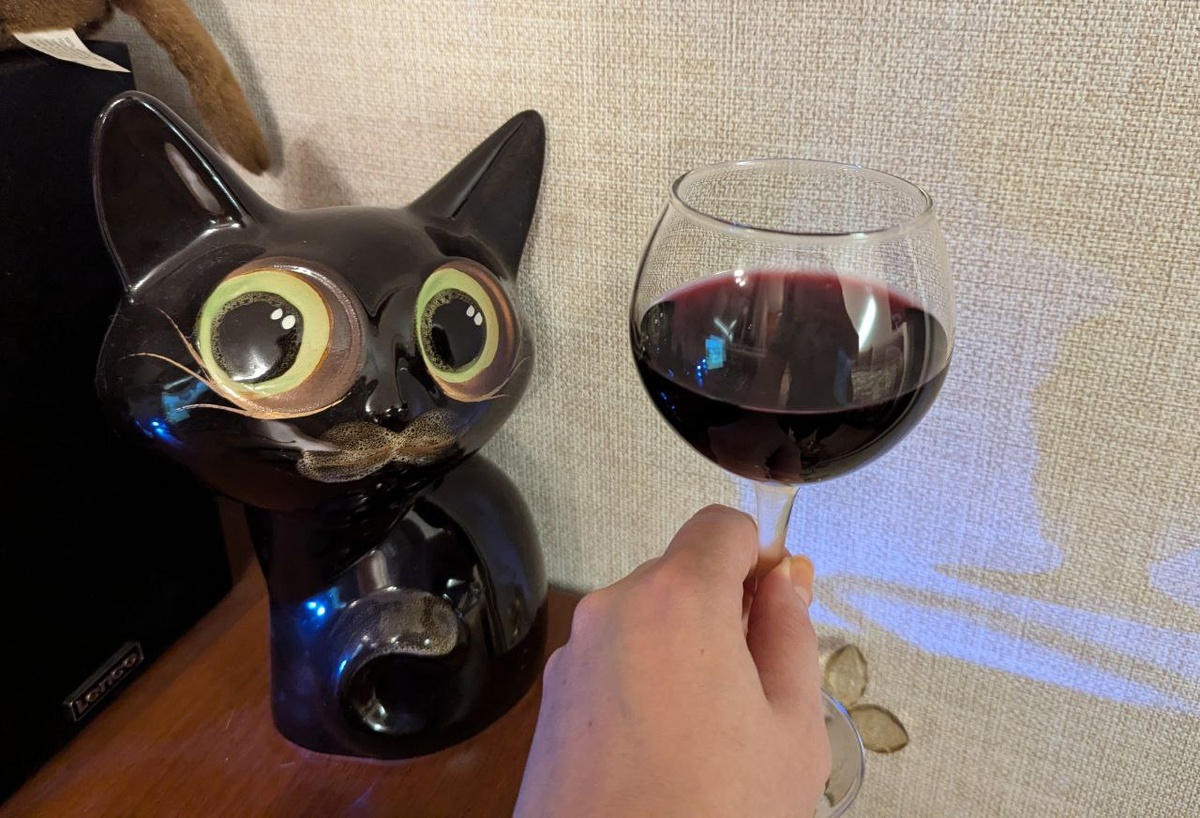Вино и котики