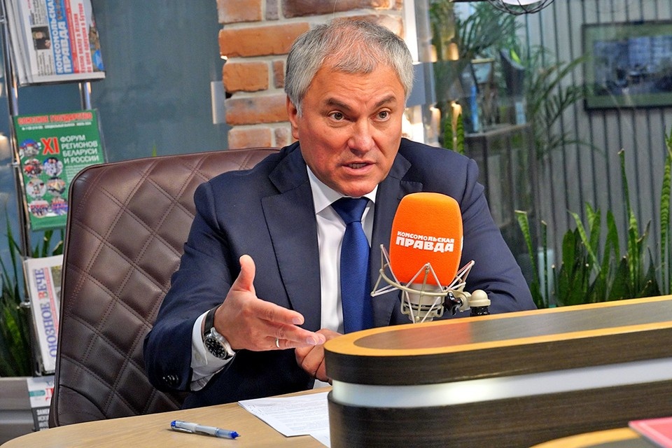    Председатель Госдумы Вячеслав Володин Владимир ВЕЛЕНГУРИН