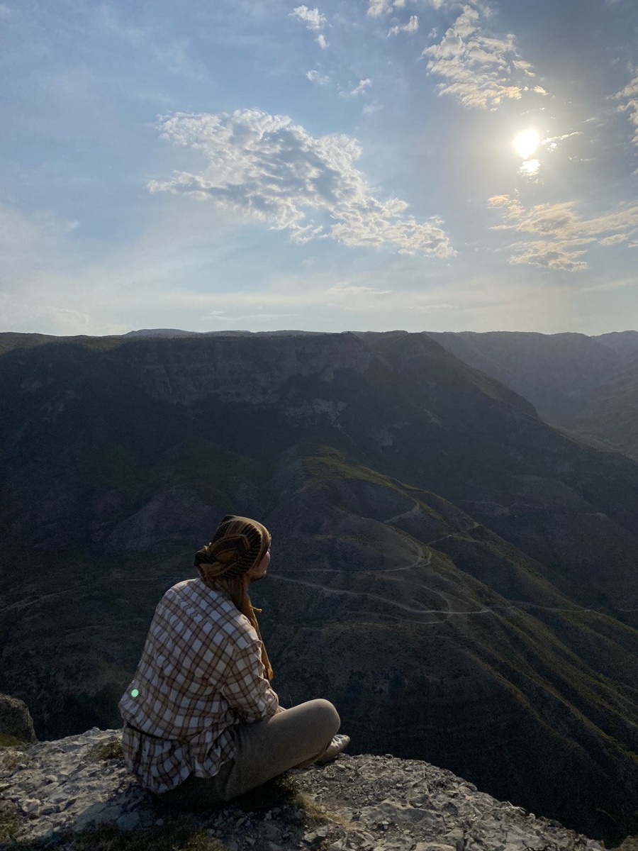Вид на горы, фотография из личного архива автора