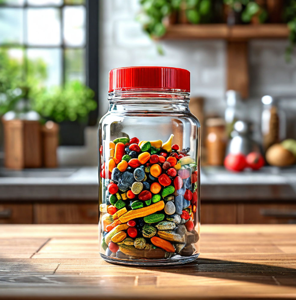 БАДы в представлении нейросети выглядят уж слишком аппетитно.