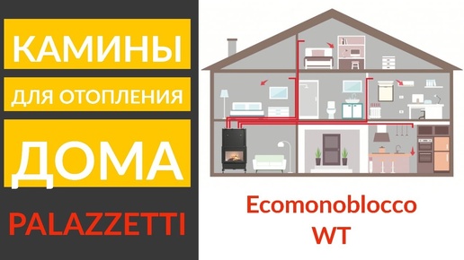 Камин для отопления дома Palazzetti ECOMONOBLOCCO серии WT