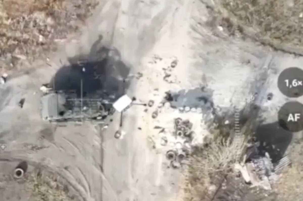    Военкор Сладков показал кадры воздушного тарана украинской «Бабы Яги»