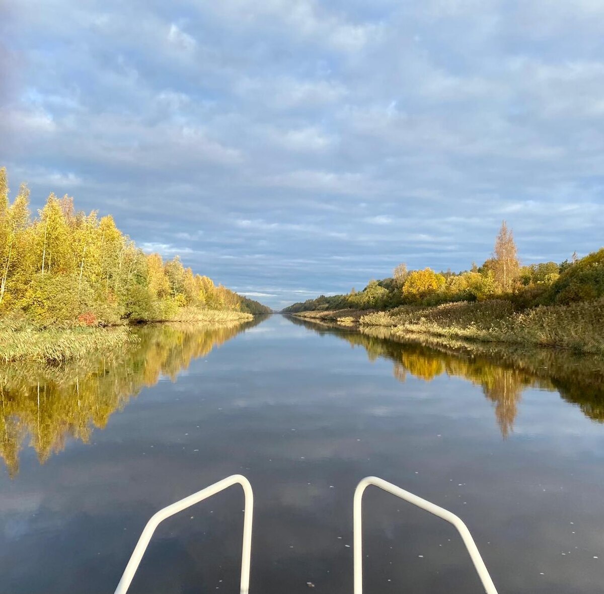 Водный путь к клюквенный болотам