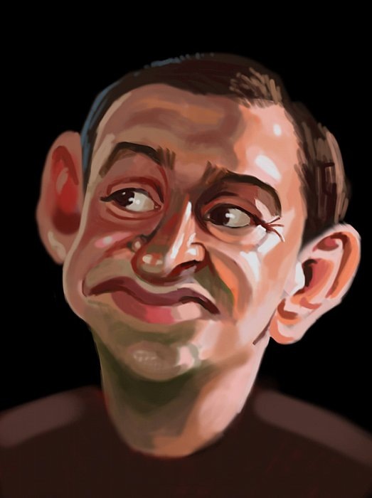 Константин Хабенский (шарж, карикатура)