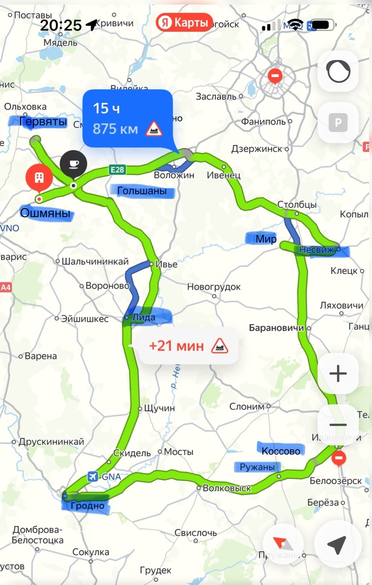 Мой оптимальный маршрут. Фото автора