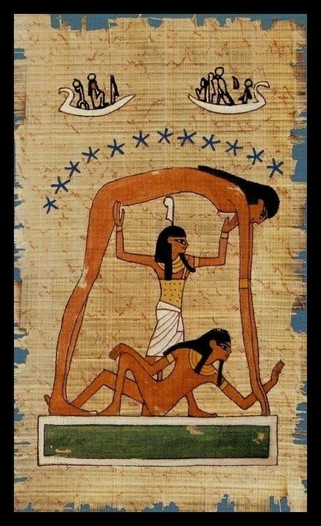 Древнеегипетская богиня неба, дочь бога воздуха Шу и богини календарных сезонов Тефнут, сестра и жена бога земли Геба и мать Осириса, Исиды, Сета и Нефтиды.