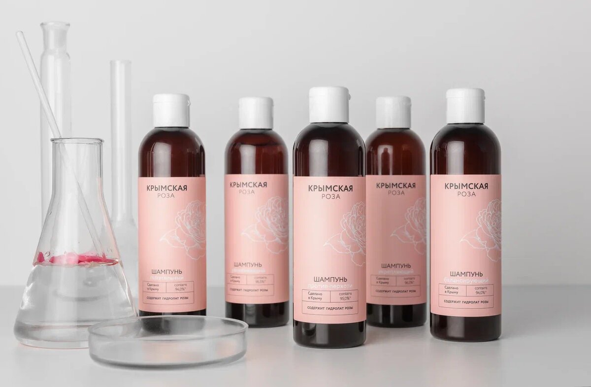 Шампуни из коллекции Rosa Ab Origine 