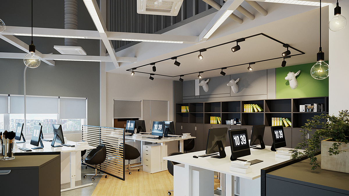 Как создать гармоничное освещение в офисе