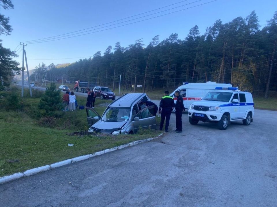    ДТП в Горном Алтае. Источник: управление МВД по Республике Алтай