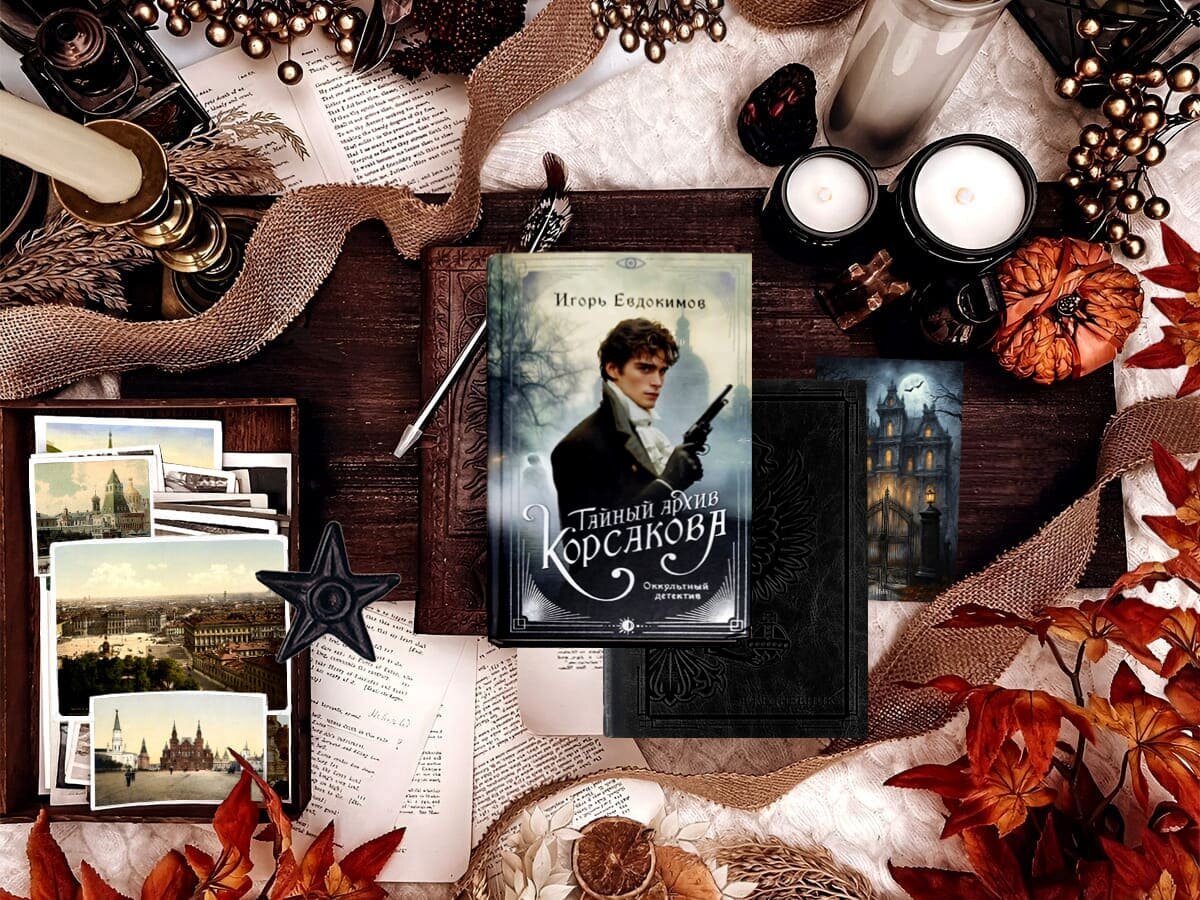 Цикл книг российского писателя Игоря Евдокимова «Тайный архив Корсакова. Оккультный детектив»: книга №1 — «Тайный архив Корсакова. Оккультный детектив»; жанры — мистический ретро детектив, мистический ретро триллер, мистические ужасы; страна — Россия. Возрастное ограничение — с 16 лет.