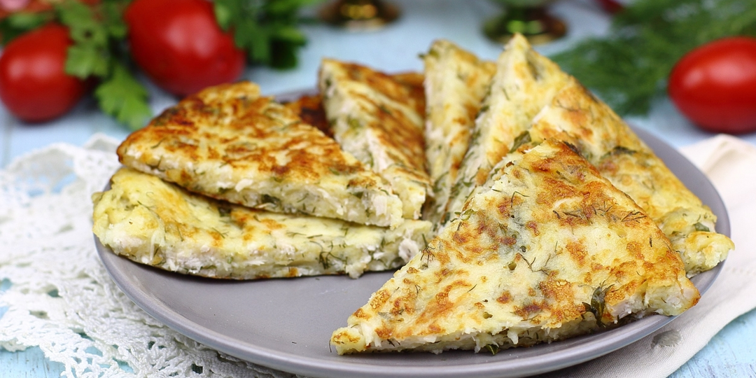 Ленивая лепешка с курицей за 15 минут: быстрый и вкусный перекус