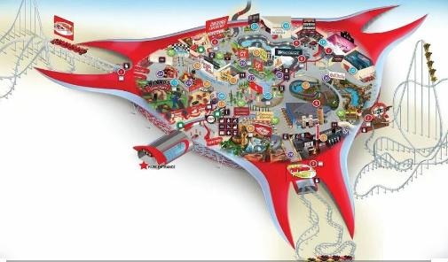 Схема Ferrari World