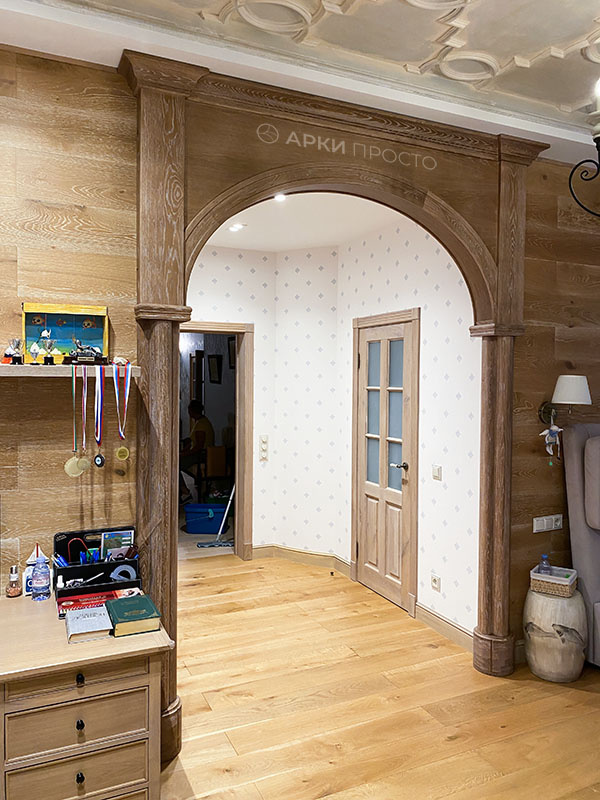 Арка из массива дуба