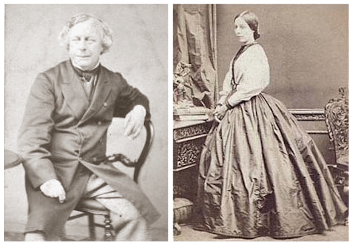 Луиза Ингрем Рэйнер и ее отец Самуэль Рэйнер / Источник: Wikimedia Commons (коллаж фото, Public domain) 1. (обработано фильтрами, dudleymall.co.uk) https://commons.wikimedia.org/wiki/File:SamuelRayner1865cdvs.jpg 2. (chesterwalls.info) https://commons.wikimedia.org/wiki/File:Louiseraynerportrait.jpg