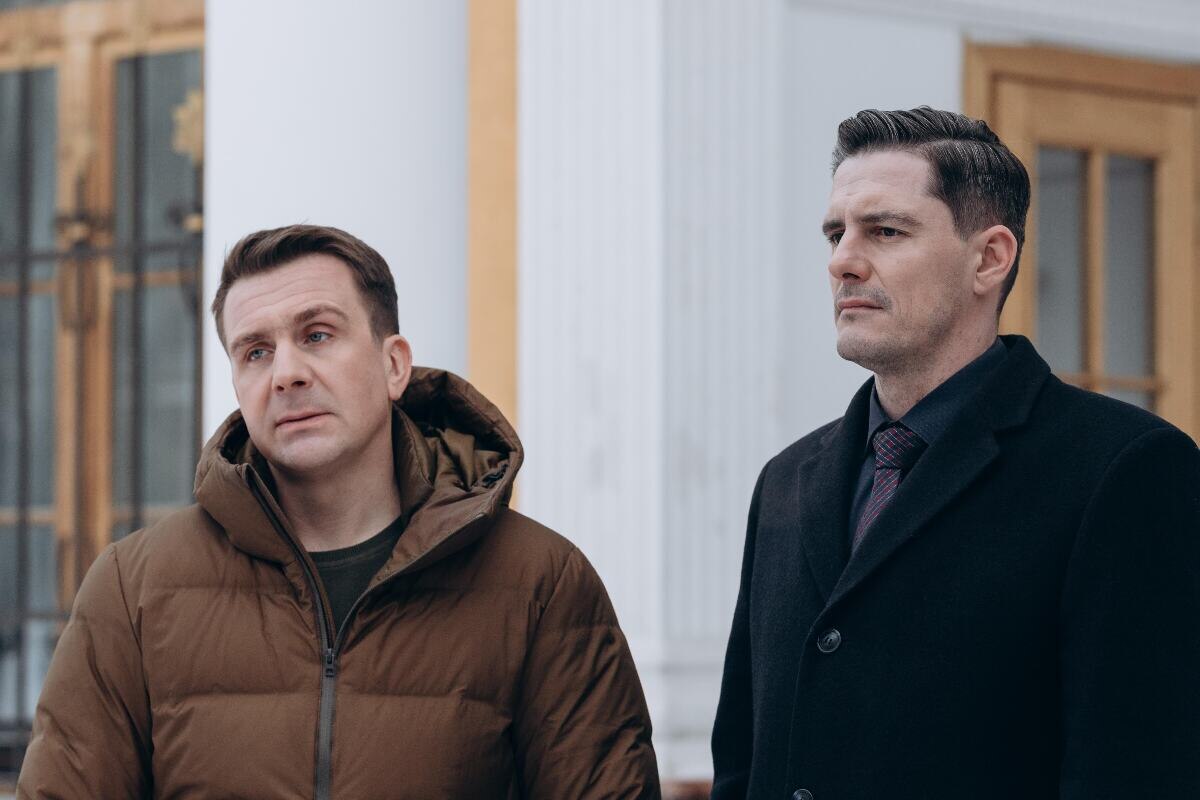 Антон Васильев и Дмитрий Паламарчук в сериале «Невский. Близкий враг»