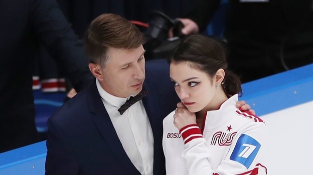    Алексей Ягудин и Евгения Медведева.Александр Федоров