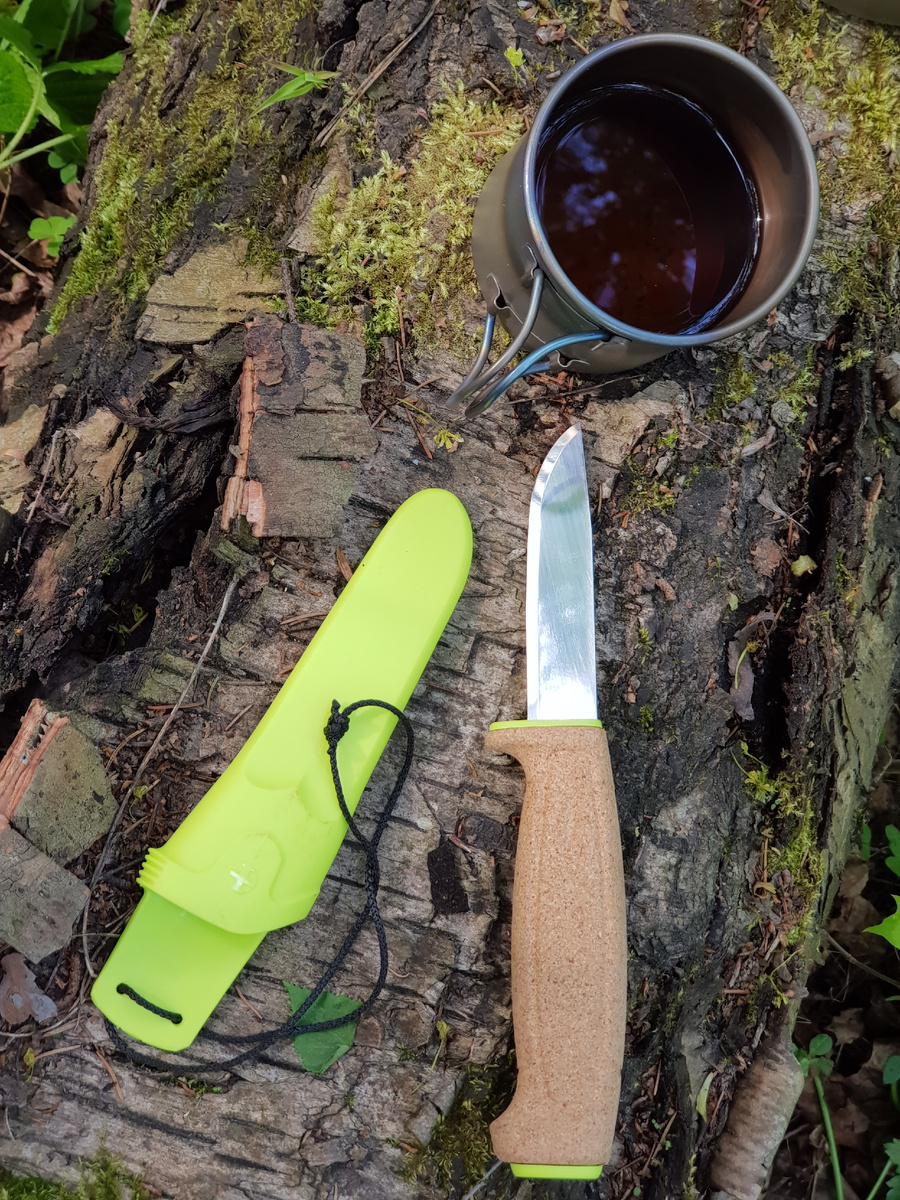 Mora Floating Knife первый раз на природе