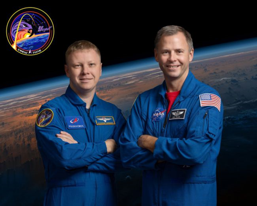 Экипаж корабля Dragon Crew-9 Александр Горбунов (слева) и Николас Хейг (справа). Фото: NASA