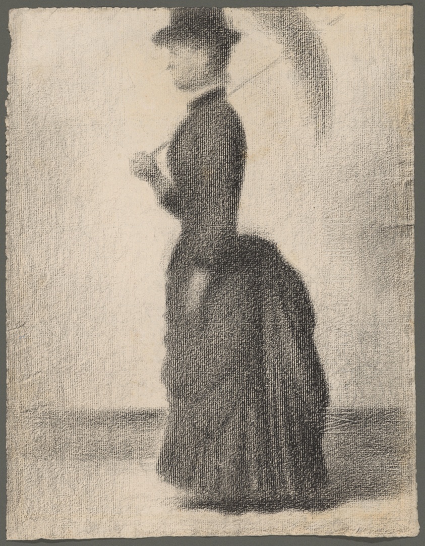 Имя художника: Georges Seurat French, 1859-1891
Название: Woman Walking with a Parasol (study for La Grande Jatte)
Тип работы: Pencil drawing