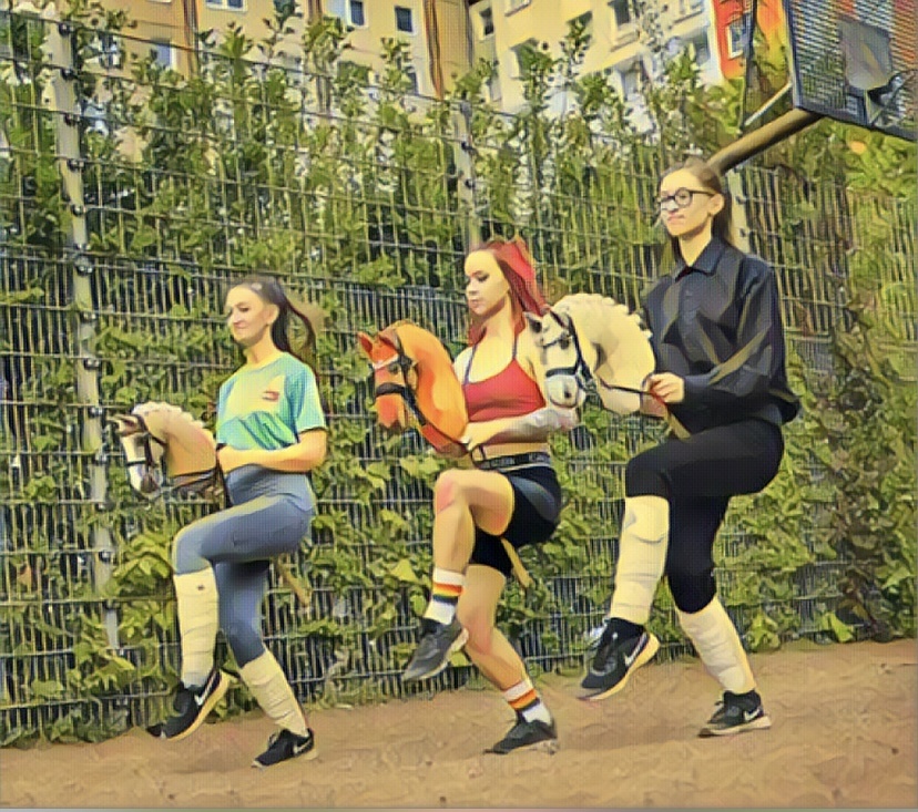 Команда по Хоббихорсингу.