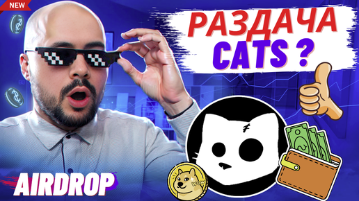 Cats раздал токены! Airdrop токенов Cats. Листинг и цена после дропа кэтс. Сколько пришло на Bitget