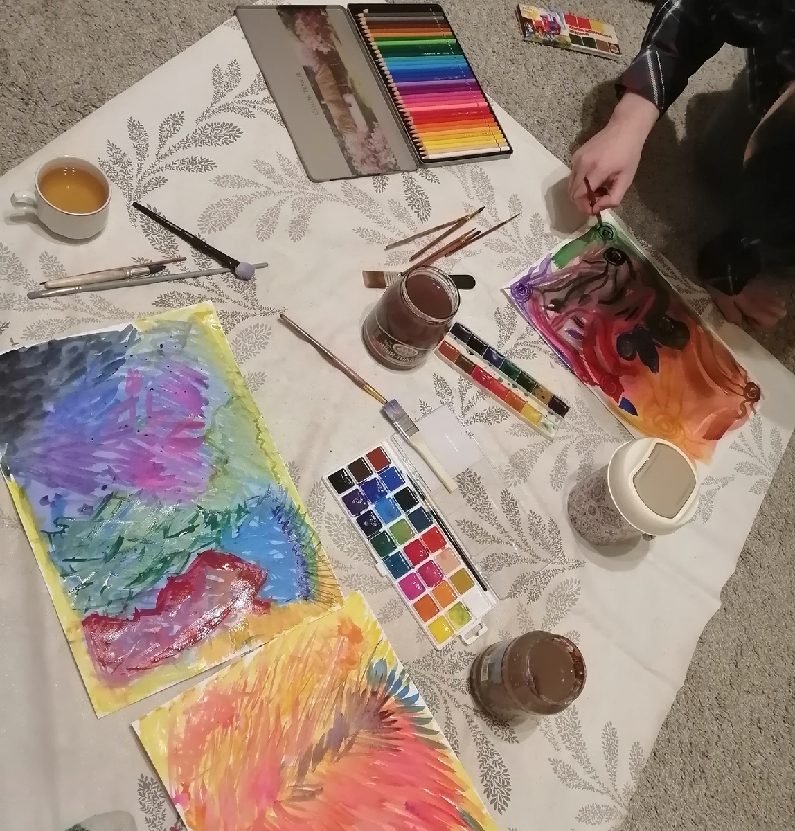 Урок трансовой живописи 