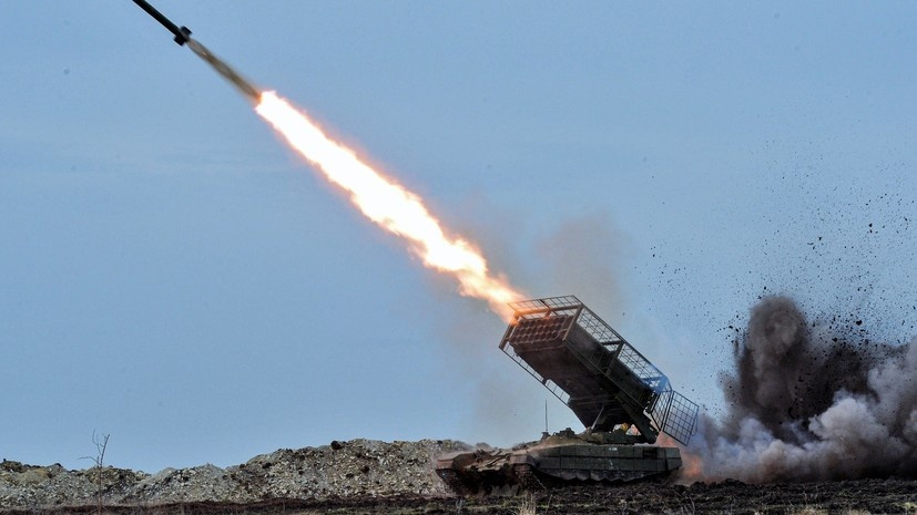     Тяжёлая огнемётная система ТОС-1А «Солнцепёк» ВС РФ РИА Новости Александр Мельников