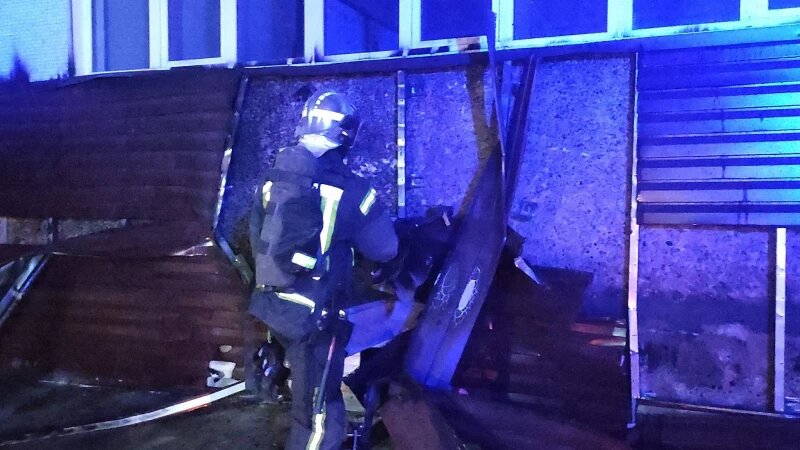     Пожар в школе ликвидировали в Барнауле. МЧС Алтайского края.
