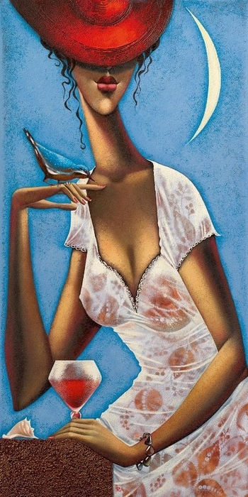 Одна из " Роковых женщин"греческой художницы Иры Тсантекиду ( картинка из интернета)