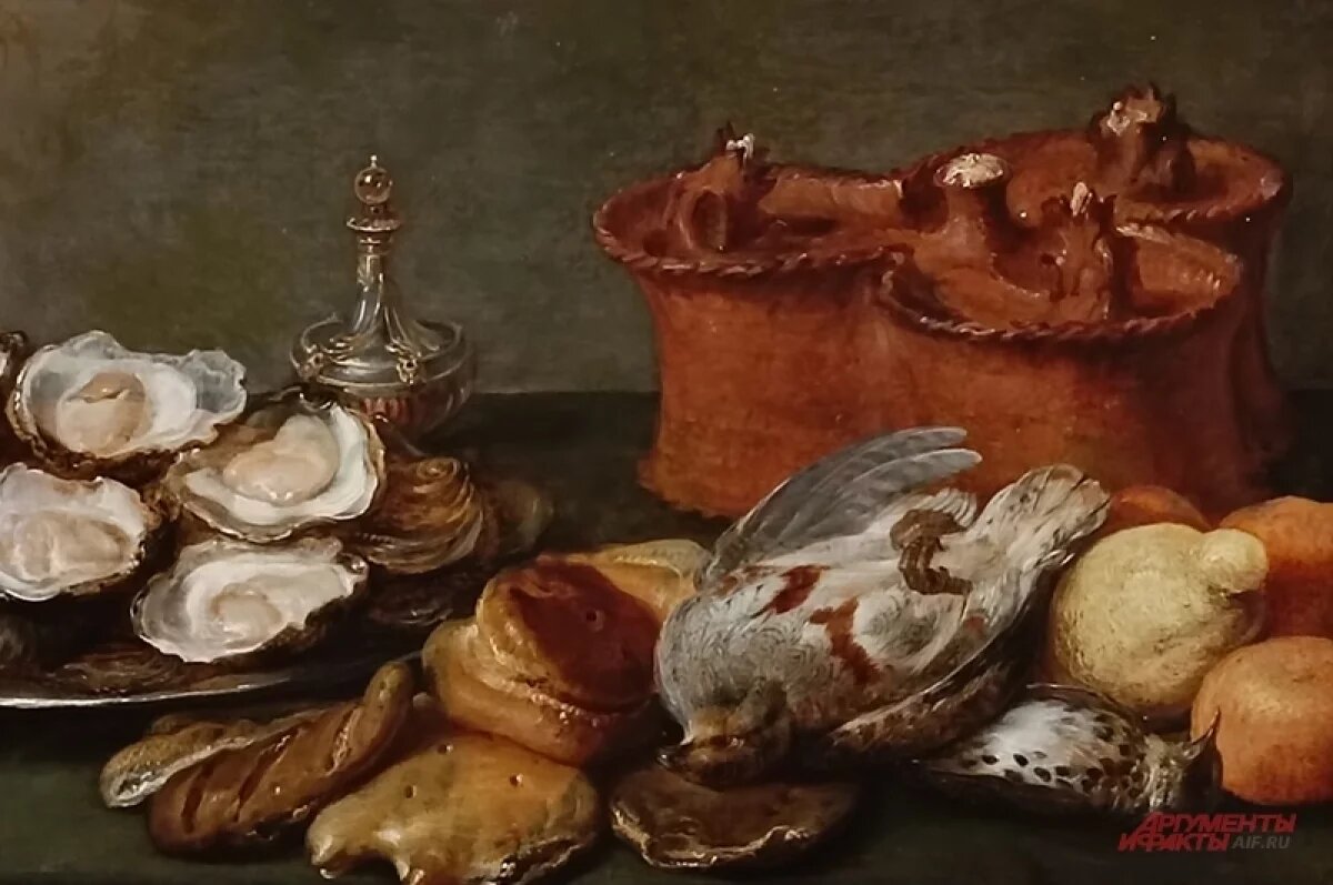    Омары, устрицы и куропатки.
