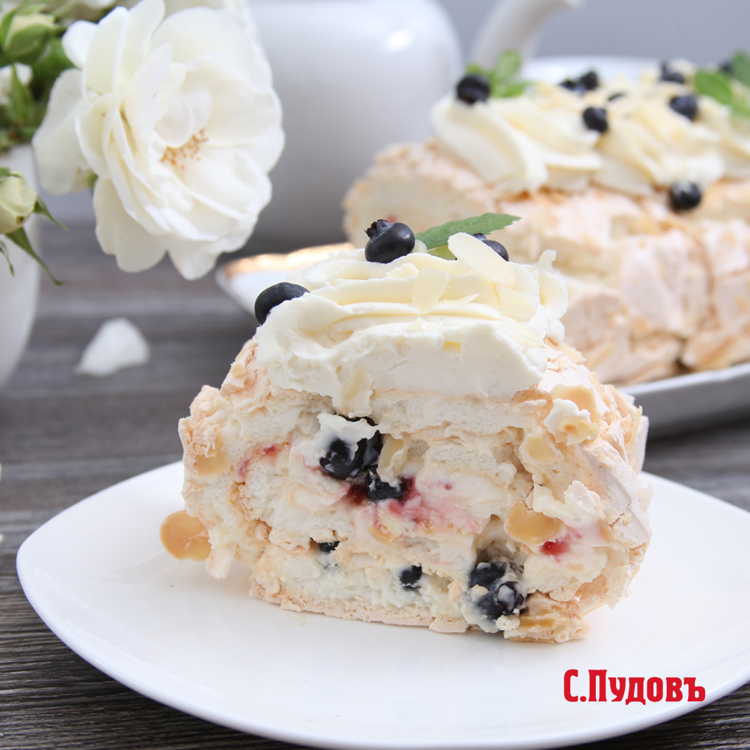 Меренговый рулет