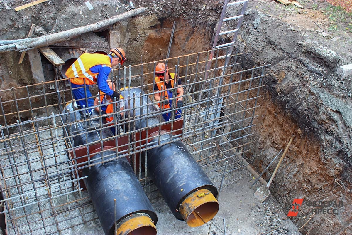 На тепловой сети ранее обнаружили дефект.  Фото: ФедералПресс / Елена Мицих