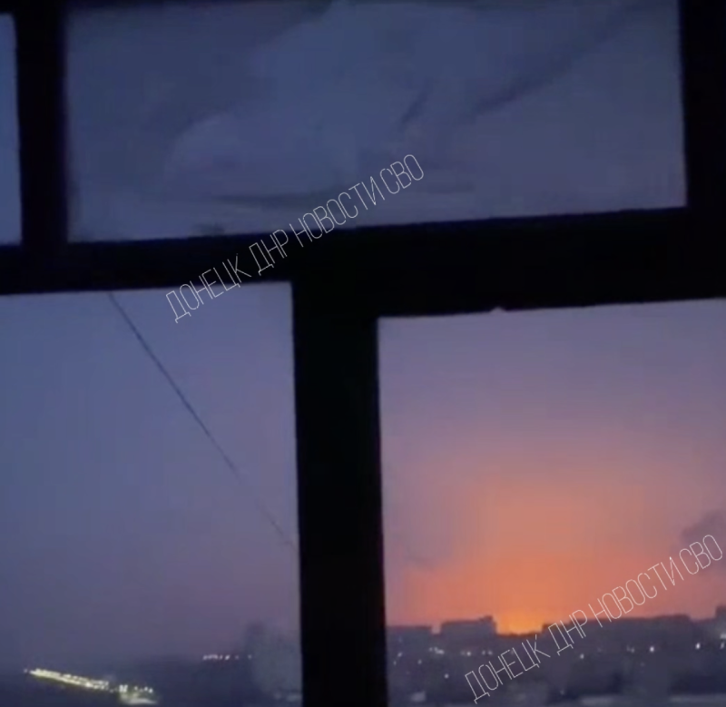    Так выглядела недавняя калибровка Запорожья. Скриншот: t.me/dnrdonetsk/121549