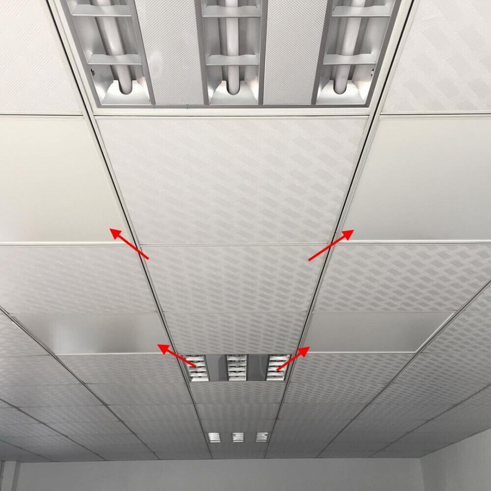 Идеально для монтажа в подвесной потолок