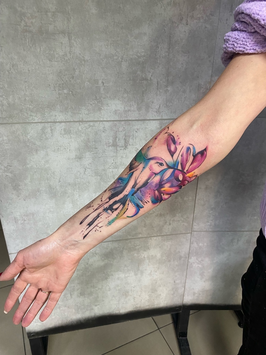 Стиль акварель