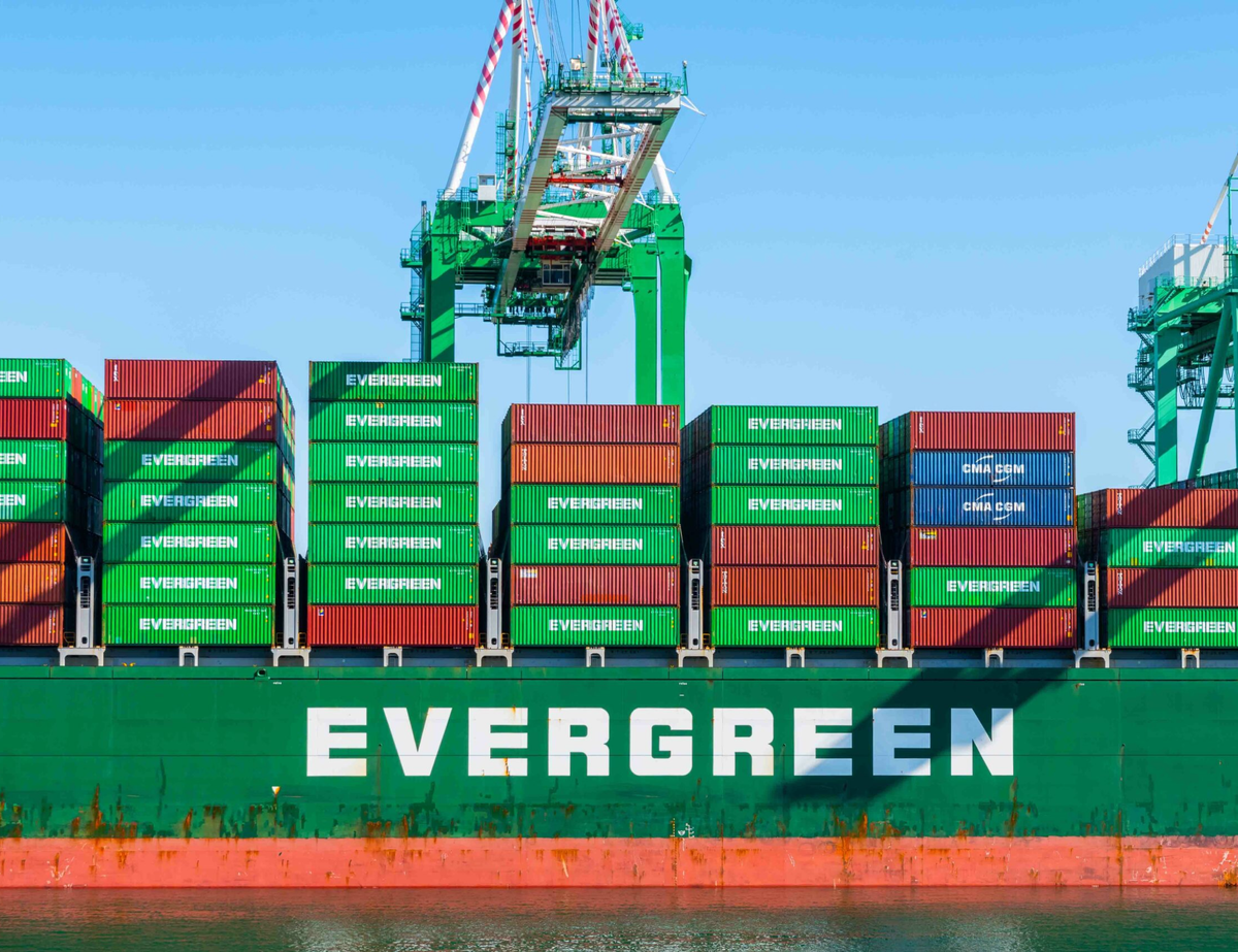 Морские контейнеры линии Evergreen