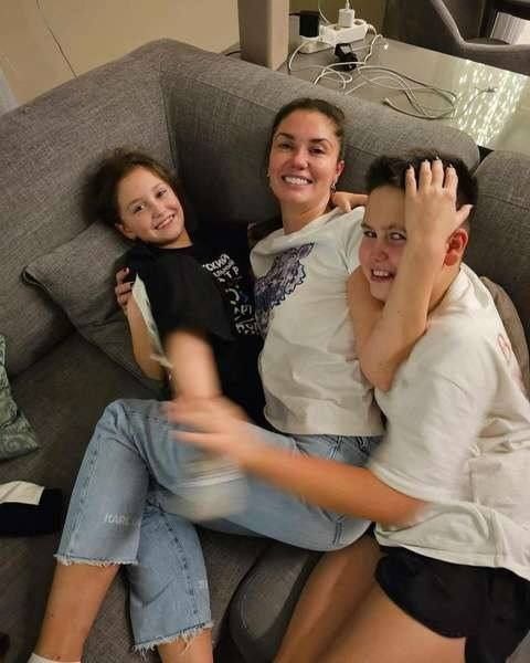 Агата с детьми