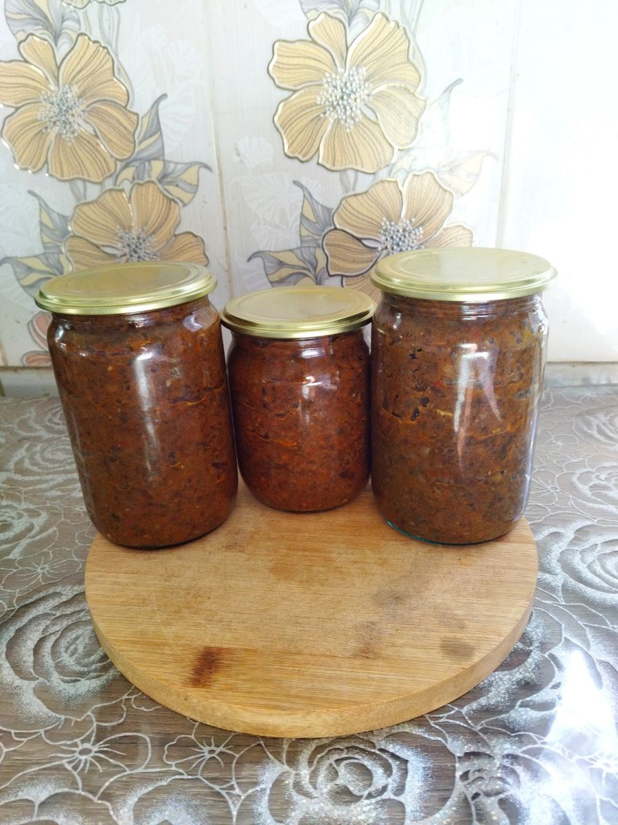 Грибная икра из шампиньонов