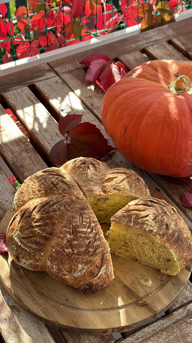 Тыквенный хлеб из моего сборника рецептов