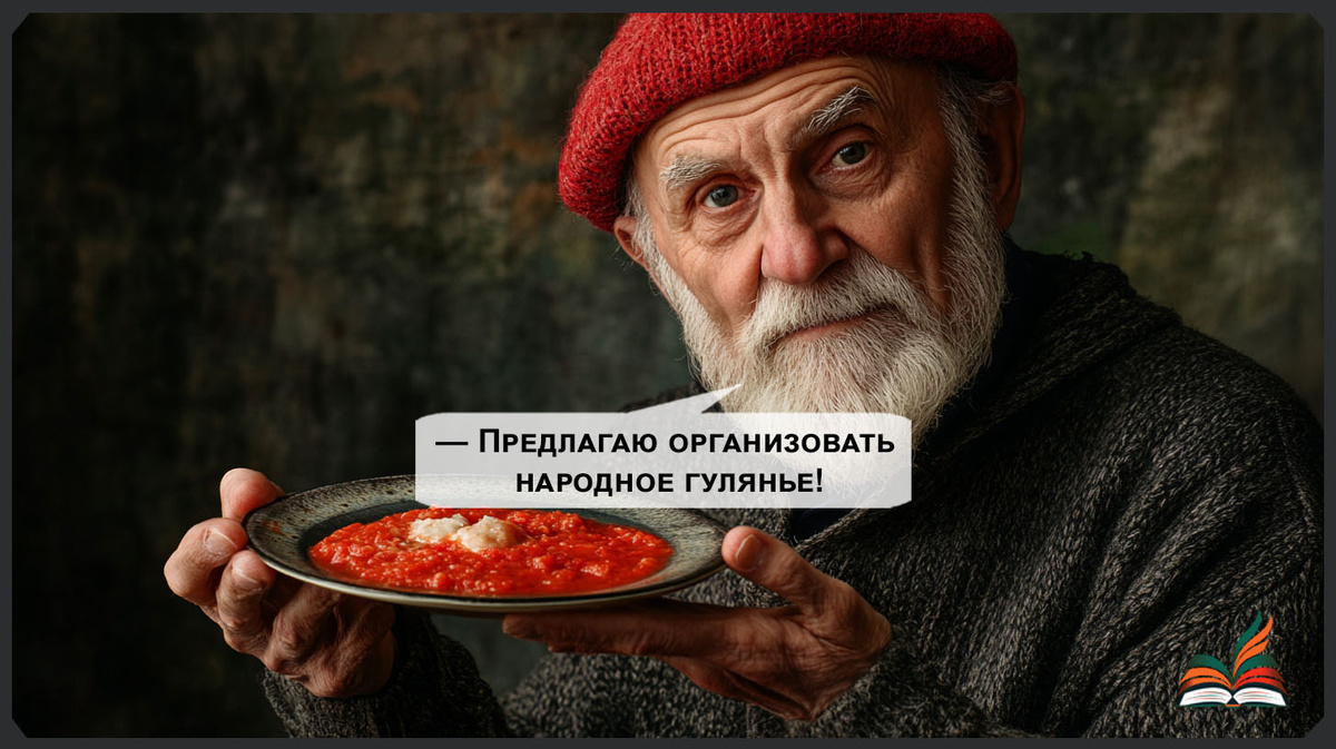 Как дедушка накормил район - Рассказ