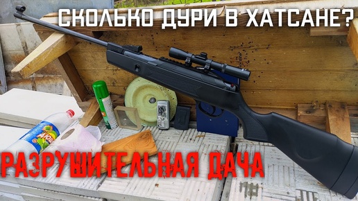 РАЗРУШИТЕЛЬНАЯ ДАЧА мощность пневматической винтовки Hatsan Striker Alpha