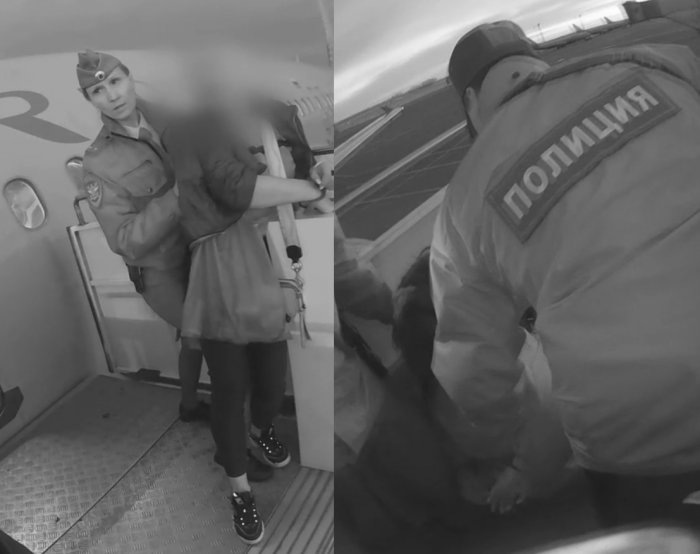 Кадры из видео транспортной полиции Сибири