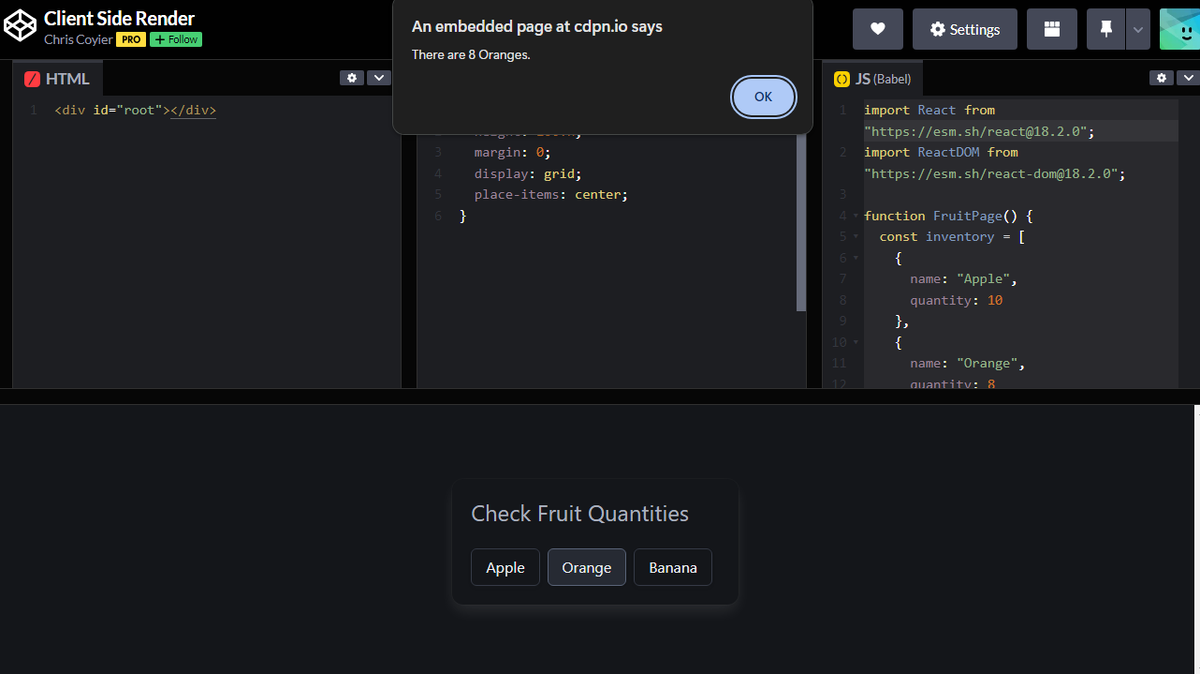    Работающий пример на CodePen