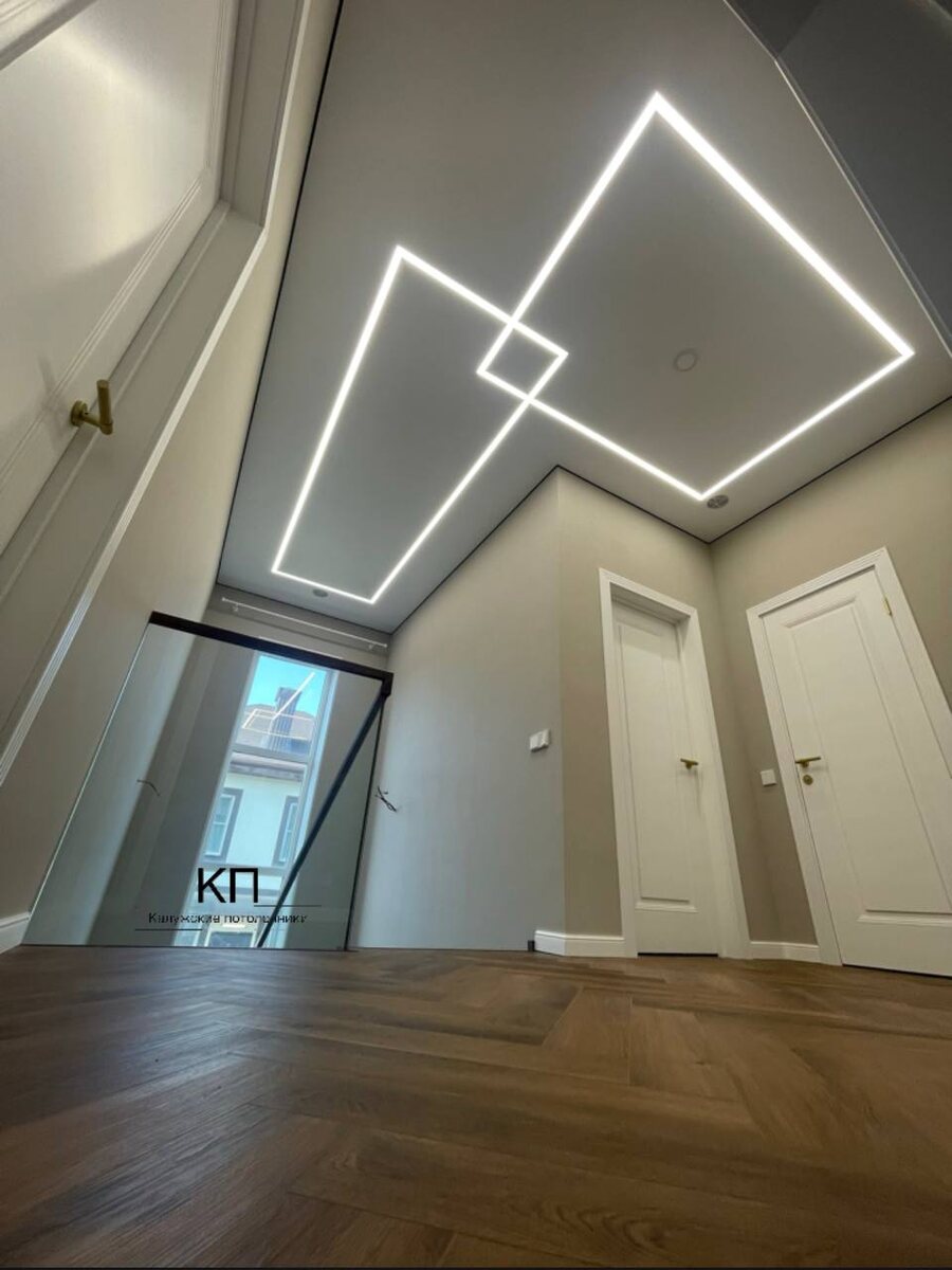 световая линия Flexy 3см квадрат на квадрате