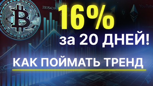 Инструмент, который ПРИНЕСЕТ 16% за 20 дней! 🚀 Как ловить тренды и зарабатывать на крипте