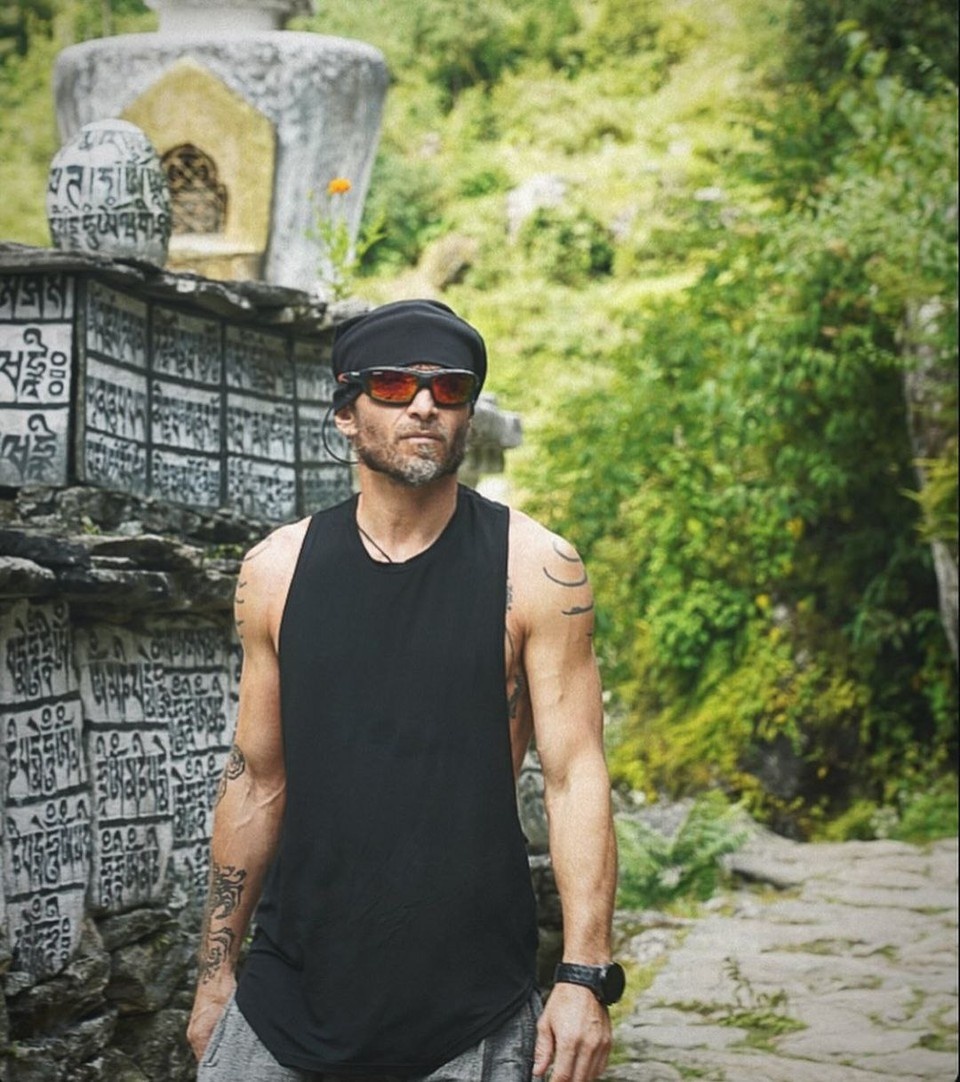    Альпинист начал путь с высоты 2300 метров. Фото: соцсети