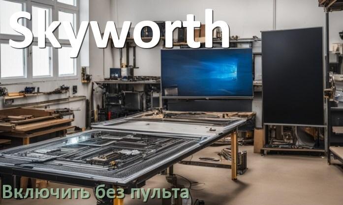 
Как включить и разблокировать телевизор Skyworth без пульта и настроить без кнопок с телефона