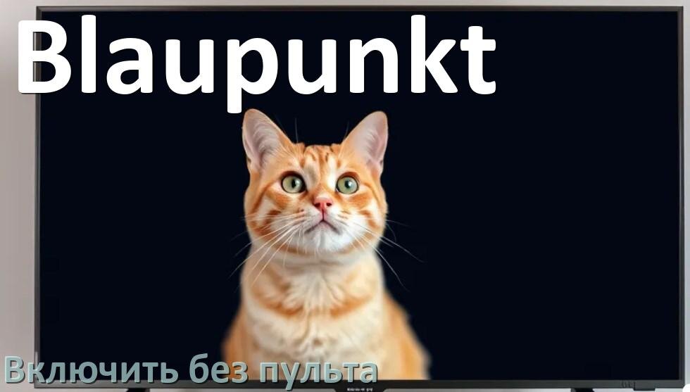 
Как включить и разблокировать телевизор Blaupunkt без пульта и настроить без кнопок со смартфона
