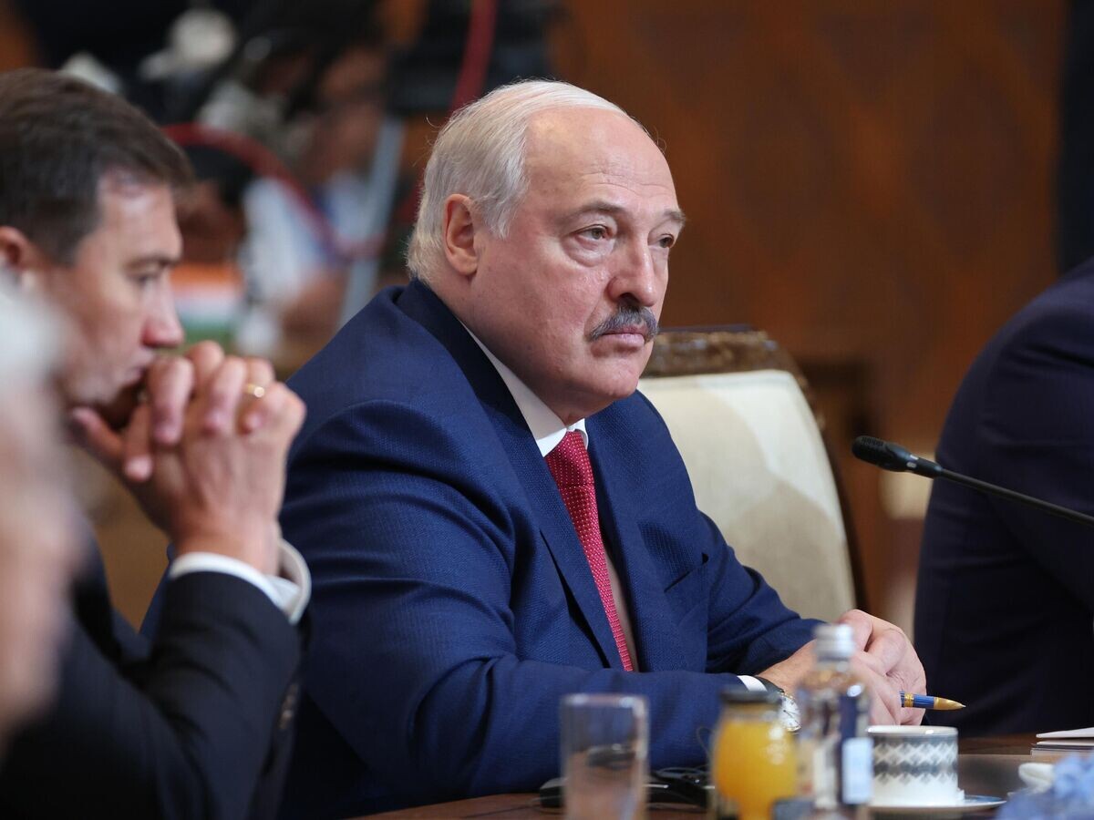    Президент Белоруссии Александр Лукашенко© РИА Новости . POOL/Сергей Савостьянов