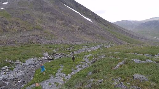 Истоки и верхнее течение реки Левая Парнокаю. Басс. р. Лемва.